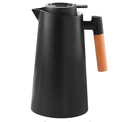 1L Vacuum Insulated Glass Inner Boiling Water Warmer Coffee Pot Water Jug Kettle With Leak Proof Lid Home Hotel Restaurant Use