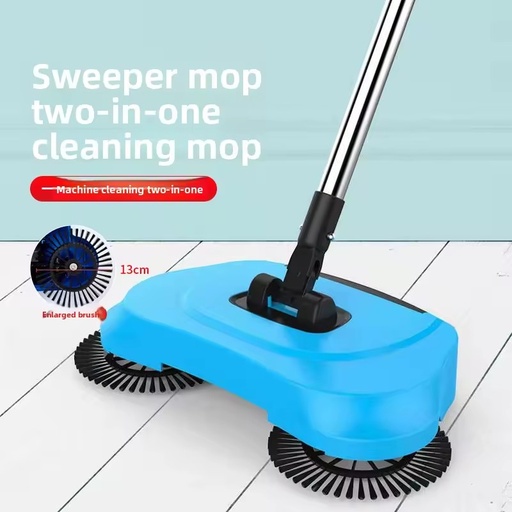 Convenient Manual Sustainable Soft Handle Floor Sweeper Magic Suction Plastic Household Sweep Mop for Home Bathroom