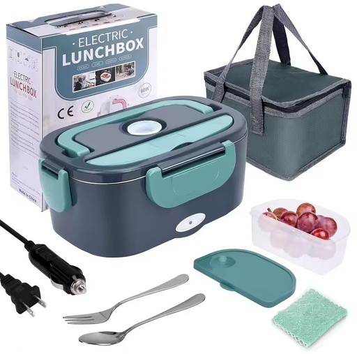 Wholesale 1.5L Plastic Electric Heated Durable Bento Container Portable Fast Heating Smart Food Warmer Home Car Lunch Box