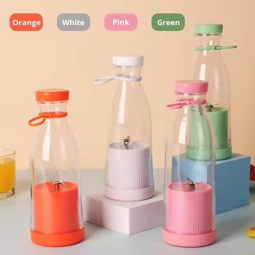 Portable Plastic PP Stainless Steel Mini Electric Fruit & Vegetable Juicer Cup Rechargeable Multi-Function Tool