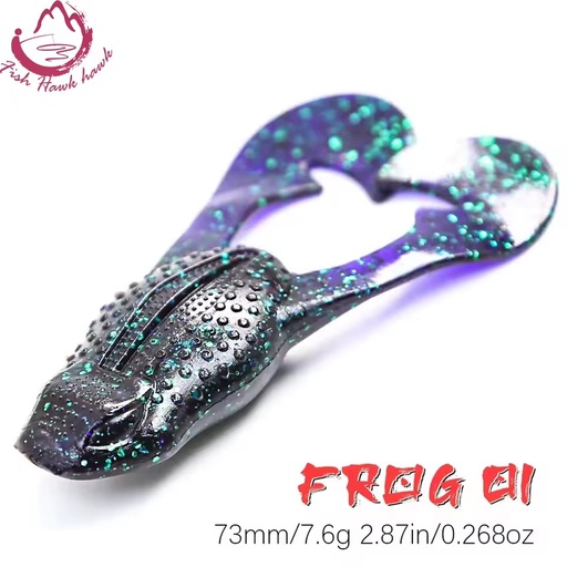 Frog Floating Lure Curved Tail Artificial Wobblers Fishing Lures Soft Baits Silicone Shad Worm Bass Lure Souple