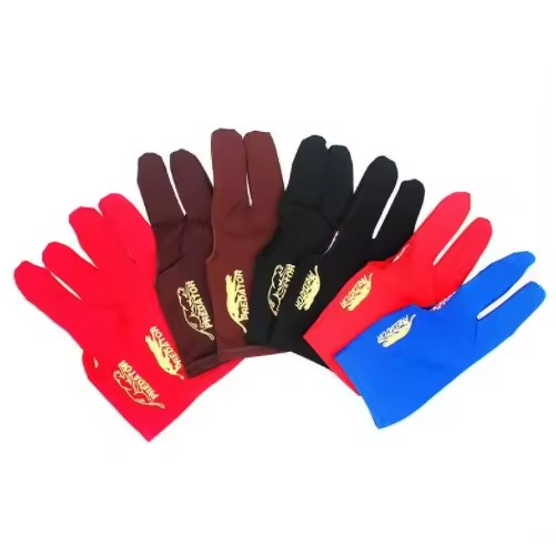 Economical Multi Colors Budget-friendly Billiard Accessories Pool/Snooker 3 Fingers Left Hand Glove for Sale