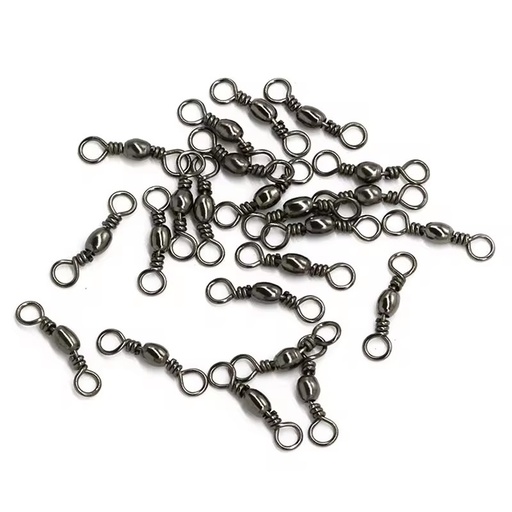 High Strength Barrel Rolling Stainless Steel Fishing Snap Swivel
