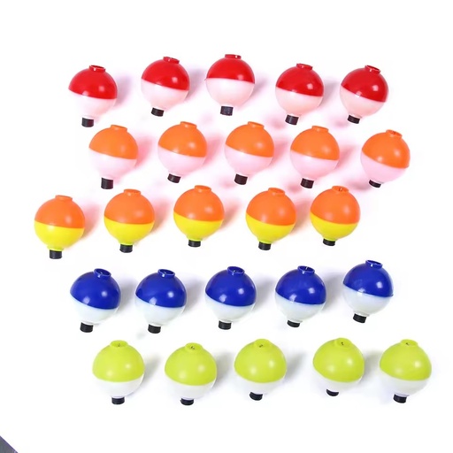 Wholesale Fishing Accessory Round Snap on Plastic Float Fishing Bobber