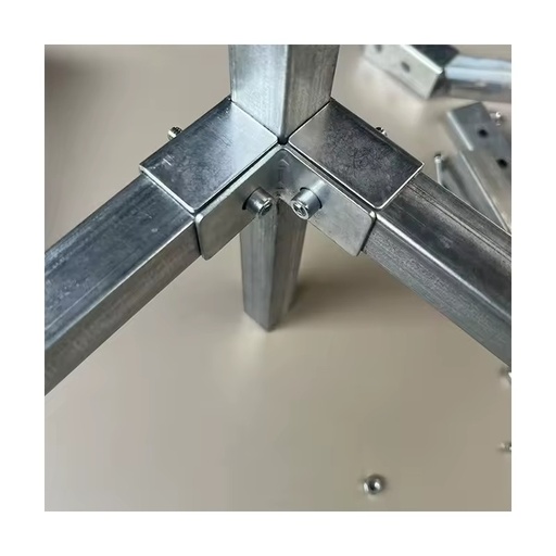 square 3-way 90 Degree Stainless Steel Elbow square Tube Connector 40mm 30mm 25mm 20mm Ss Steel Pipe Fitting Joint