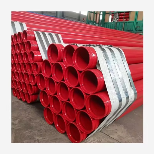Red Coating Galvan Epoxy Surface Fire Fighting System Metal Tube Fire Sprinkler Pipes for Industrial and Civil Buildings