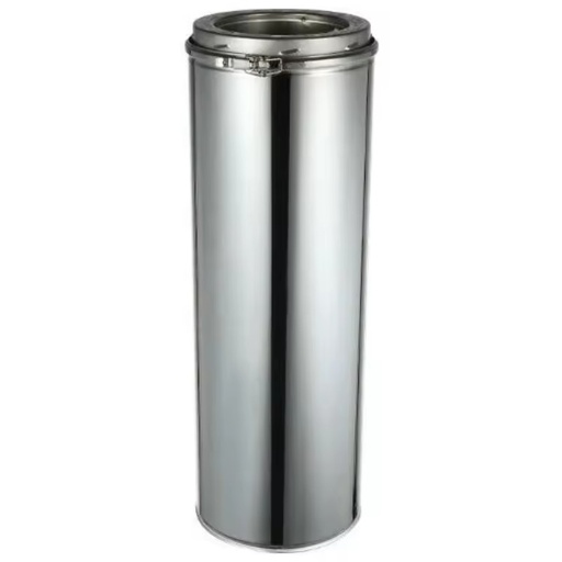 Wholesale Class-A Double Wall Insulated Chimney Pipe 6" 48" SS304 SS316 Material Twist Lock Connection for Office Building