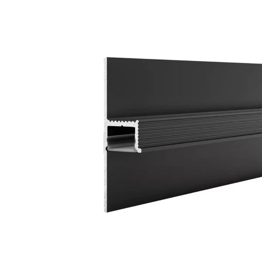 Home Decorative Floor LED Light Strip Skirting Board Aluminum Alloy Plastic Wall Skirting Board Hotel Living Room