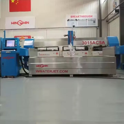 Waterjet Steel Metal Marble Cutting 3015 AC 5 Axis Waterjet Machine Waterjet Cutter Water Jet 5 AC Axis Cutting Machine