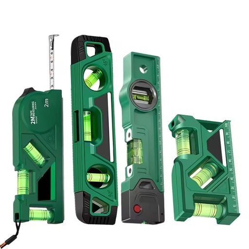 High Precision 9-Inch Mini Magnetic Torpedo Spirit Level Industrial DIY Grade Hand Tools Precise Bubble Measurements OEM ODM