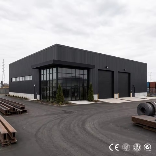 Innovative High Strength Custom Prefabricated Steel Structure Warehouse Workshop Industrial Building for Industrial Use