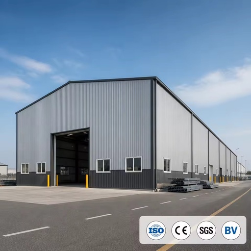 Anti-Rust Wide Span Tubular Steel Structure Factory Warehouse Building for Loading Dock Anti Corrosion Oem Service