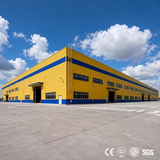 High Performance Sturdy-Built High-End Energy Efficient Prefabricated Steel Building Logistics Center for Supply Chain