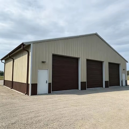 High Quality Steel Structure Prefabricated Warehouse, Durable Metal Frame Building for Workshop, Hangar or Self Storage