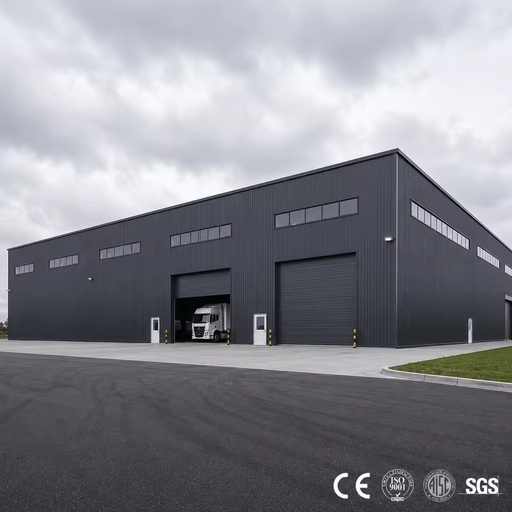 Professional Heavy Duty Large Span Maintenance-Free Modern Warehouse Workshop Industrial Facility for Logistics