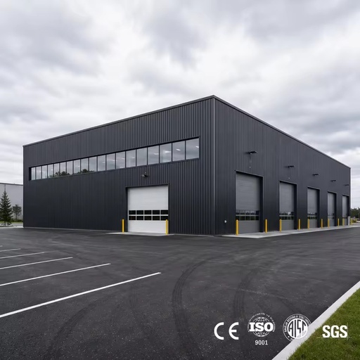 Factory-Direct Low Cost Durable Prefabricated Steel Structure Warehouse Workshop Industrial Building for Commercial Use