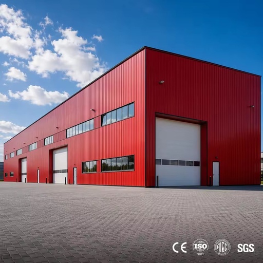 Clear Span Eco-Friendly Precision Maintenance-Free Steel Structure Warehouse Industrial Plant Workshop for Processing