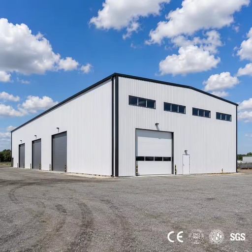 Industrial-Strength Fireproof High-Tech High Performance Modern Prefabricated Industrial Building Facility for Production