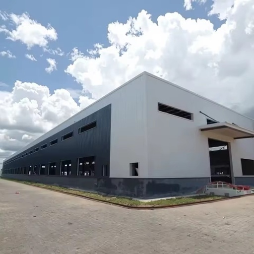 New Style Modern Light Steel Prefabricated Structural Metal Building Warehouse Workshop ISO9001 Certified Cheap Price ZB Brand