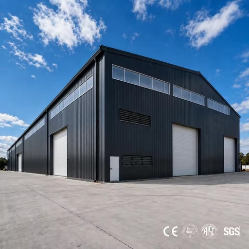 Clear Span Eco-Friendly Precision Maintenance-Free Steel Structure Warehouse Industrial Plant Workshop for Processing