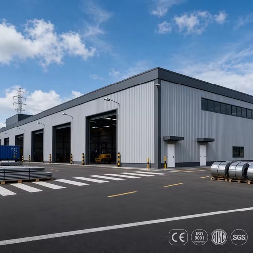 Functional Custom-Designed Earthquake Resistant Steel Structure Warehouse Industrial Plant Workshop for Machinery