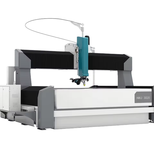 Industrial 5-Axis 3D Water Jet Cutter Bridge Table for Accurate Complex Shape Fabrication