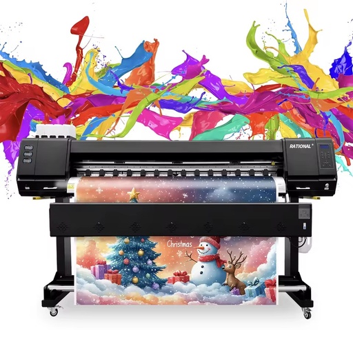 Sublimation Textile Printing Xp600 I3200 Head Banner Vinyl Billboard Eco Solvent Large Format Banner Automatic Inkjet Printers