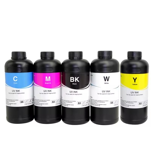 LED UV Ink 1000ML/Bottle CMYK W White Soft Ink UV L805 for Epson PX660 DX5 DX7 R1900 R2000 R3000 Printer