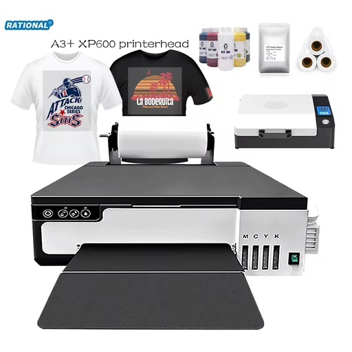 2024 L8050 Digital A3 DTF Printer XP600 Pet Film 13Inch DTF Printer With Oven for Any Textile