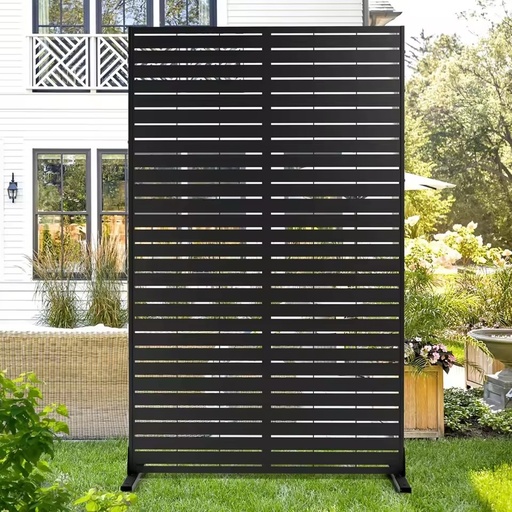 YW Hardware OEM Sheet Metal Fabrication Service Custom Laser Cut Privacy Screen Outdoor Garden Decorative Metal Fence Panels