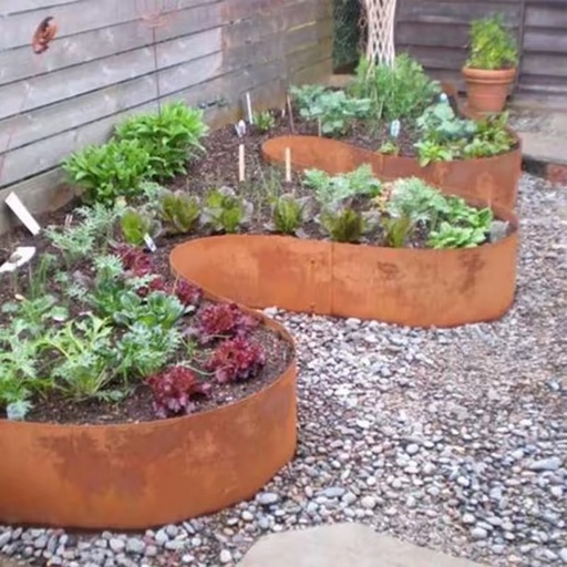 YW Hardware Custom Modern Corten Flexible Garden Fence Landscape Lawn No Dig Border Edging