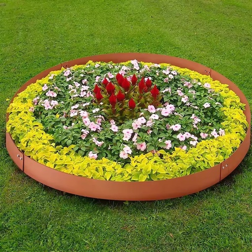 YW Hardware High Quality Black Lawn Edging Rust Proof Landscape Garden Border Fence Black Galvanized Metal Steel