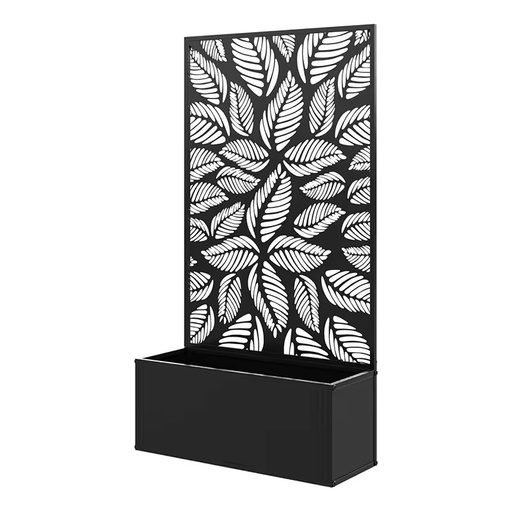 YW Hardware Custom Service Manufacturer Large Size Outdoor Screen Planter Flower Pot Privacy Lattice Screen Planters