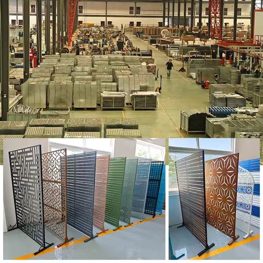 YW Hardware Professional Custom Sheet Metal Laser Cutting Service for Stainless Steel Corten Steel Aluminum Metal Screens Panels