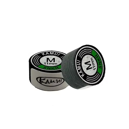 SNKR Professional Kamui Black Laminated 11mm Snooker Cue Tips Hardness M High Quality Snooker Tips