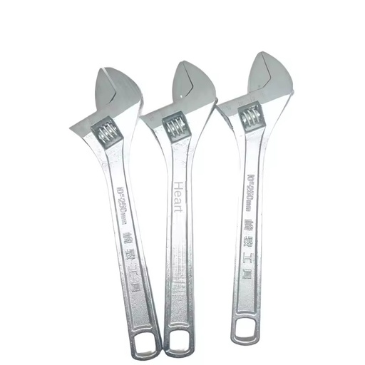 Qijun Hardware Tool 12-Inch Adjustable Wrench Industrial Grade Metric Carbon Steel Durable Versatile Hardwearing Non-Sparking