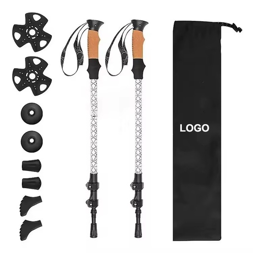 Factory Direct Wholesale Aluminum Duralumin 7075 7001 6061 ALPENSTOCK Trekking PolesClimbing Stick for Sale