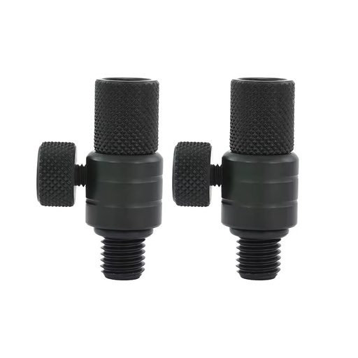 2pcs Per Pack Hirisi Carp Fishing Accessories Quick Change Connector Aluminium for Carp Fishing Alarms Rod Pod Bank Sticks AQ209