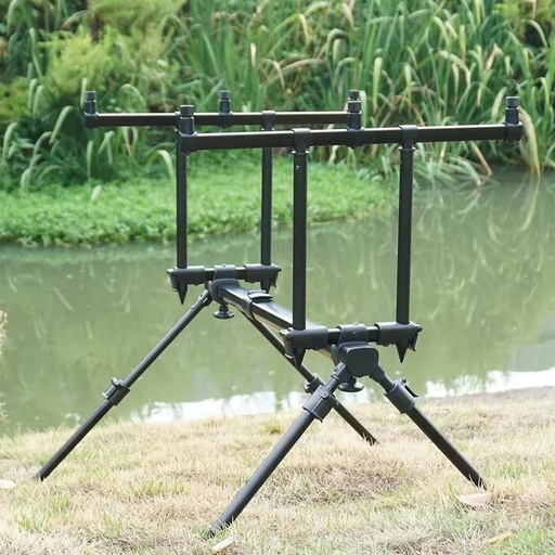 Hirisi Carp Fishing Rod Pod Set for 3 Fishing Rods Bank Sticks Rod Holder Support 4095 Fishing Accessories