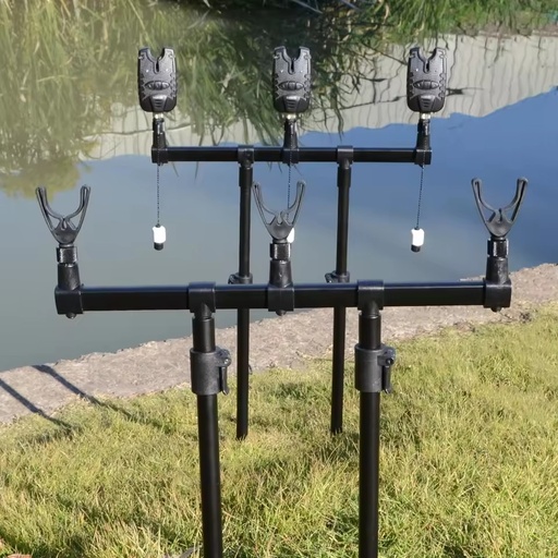 Hirisi Carp Fishing Rod Pod Holder for Fishing Alarms and Swingers Bank Stick Buzz Bar Carp Fishing Accessories