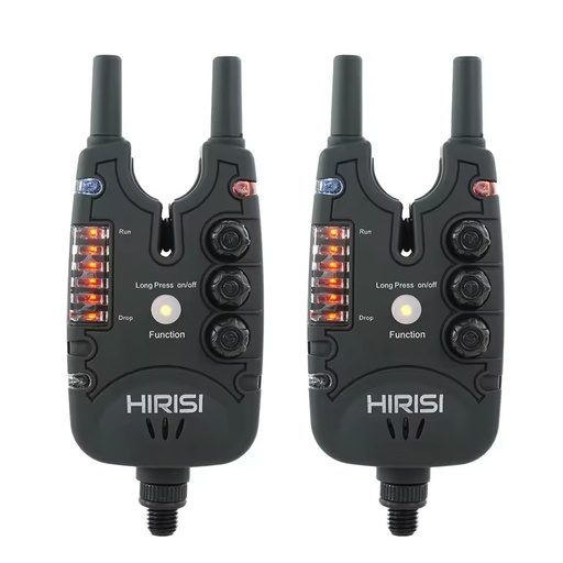 Hirisi Carp Fishing Bite Alarms with LED Light, Adjustable Volume, Tone, Sensitivity Fishing Bite Indicators B150