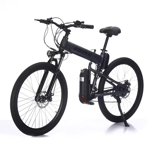 Factory Direct Sale Electric Mountain Bike FRIKE Foldable Mountain Ebike Bike High Carbon Steel Frame Electric Bike for Adult