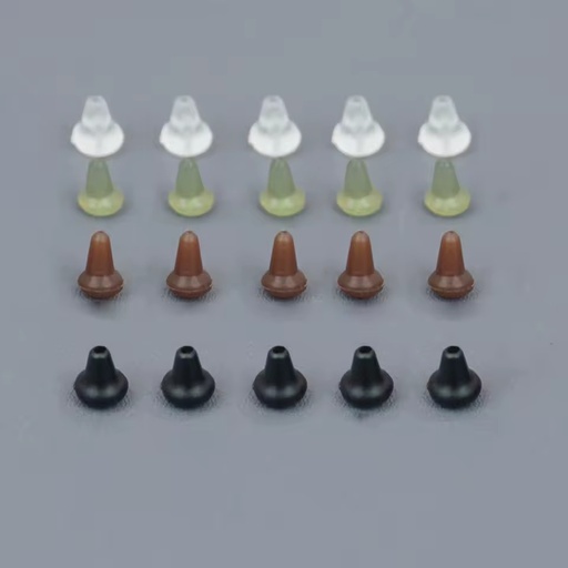 1000 Pieces Fishing Rubber Beads Fishing Rigs for Carp Fishing Hook Stopper Terminal Tackle Accessories