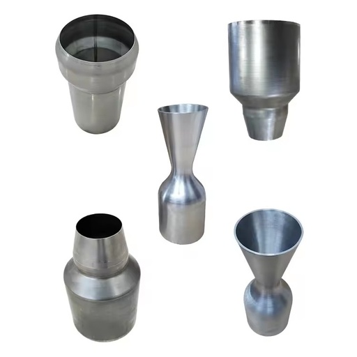 Custom Stainless Steel Pipe Fittings Reducing Spinning Processing Broaching CNC Machining OEM Brand