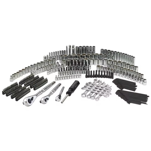 320-Piece Stainless Steel Mechanic's Ratchet Tool Set with 3 Drawer Storage Case OEM Customizable for Repair Use