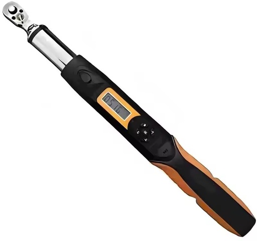 Adjustable 3/8 Digital Electronic Torque Wrench Set 1.5~30N.m Range 4 Units Switch 420mm Length for Industrial DIY Metric Box