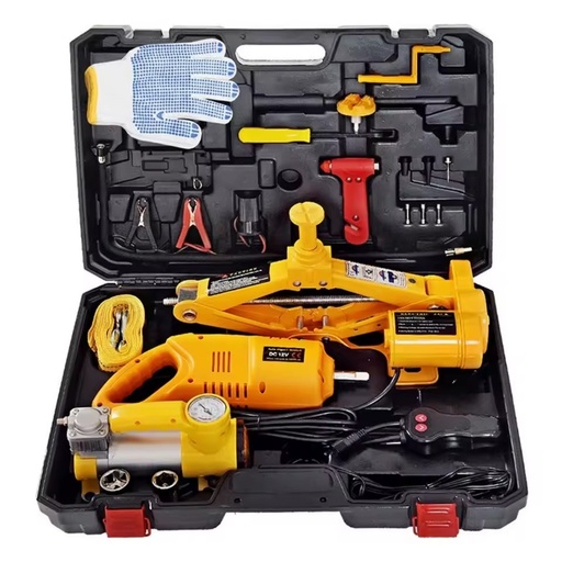 Portable 12v DC Quick Car Lift Tire Repair Tool 3 Ton 6600lb Electric Screw Jacks Steel Scissor Lift Jack Change for Cars