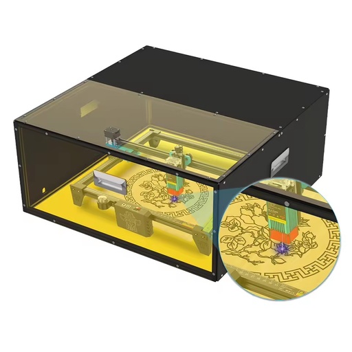 ActionLasers Twotrees Smoke Filter Eye Protection Acrylic Structure Enclosure Safe Dust Proof Cover for Laser Engraving Cutting Machine