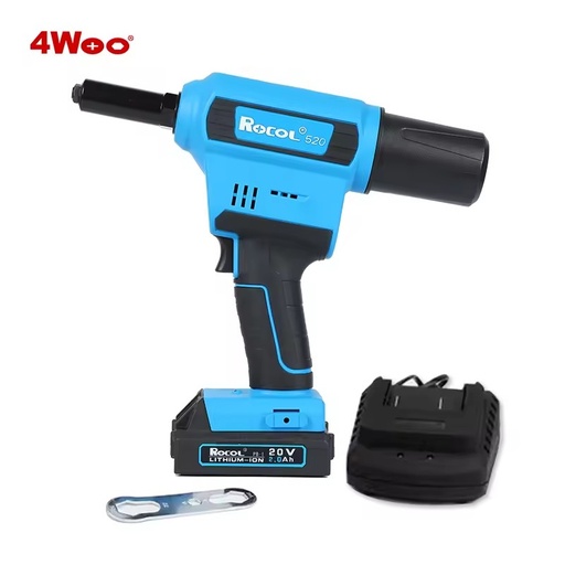 Rl-520 18v New Arrival Lithium Battery Cordless Rivet Gun 2.4-6.4mm Powerful Pull Force Riveting Tool