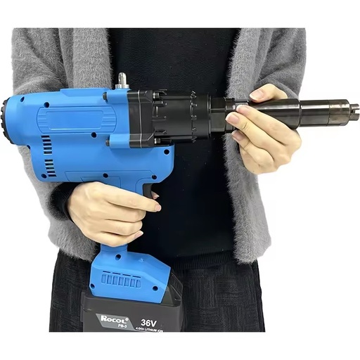 ROCOL HD50 Electric Ring Groove Rivet Gun with Brush Motor 36V Industrial Grade